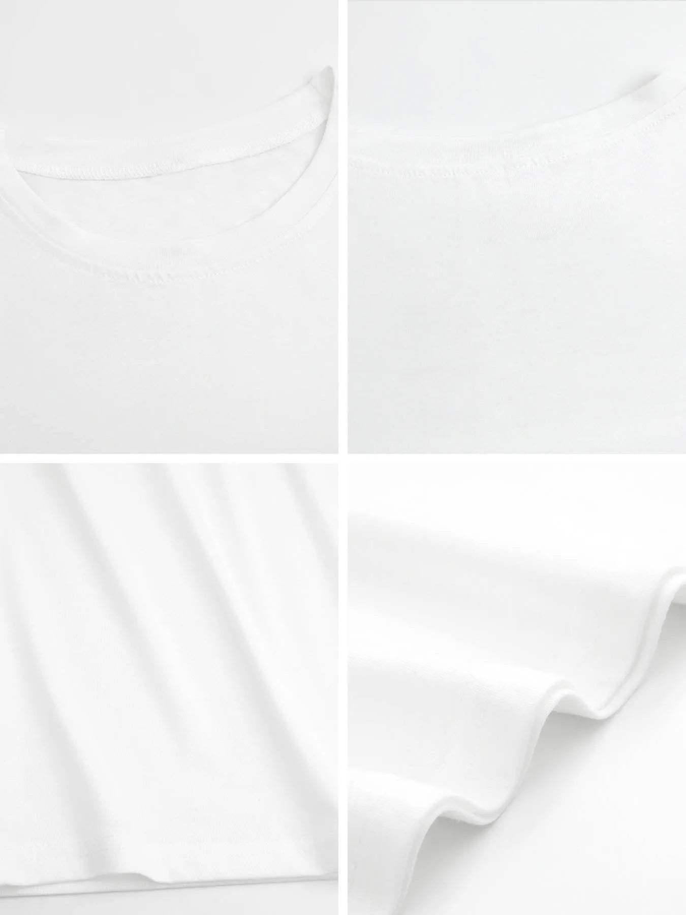 Custom Unisex Adult Short Sleeve Knitted Tee Round Neck Heat-Transfer Printed Front Design US Local POD