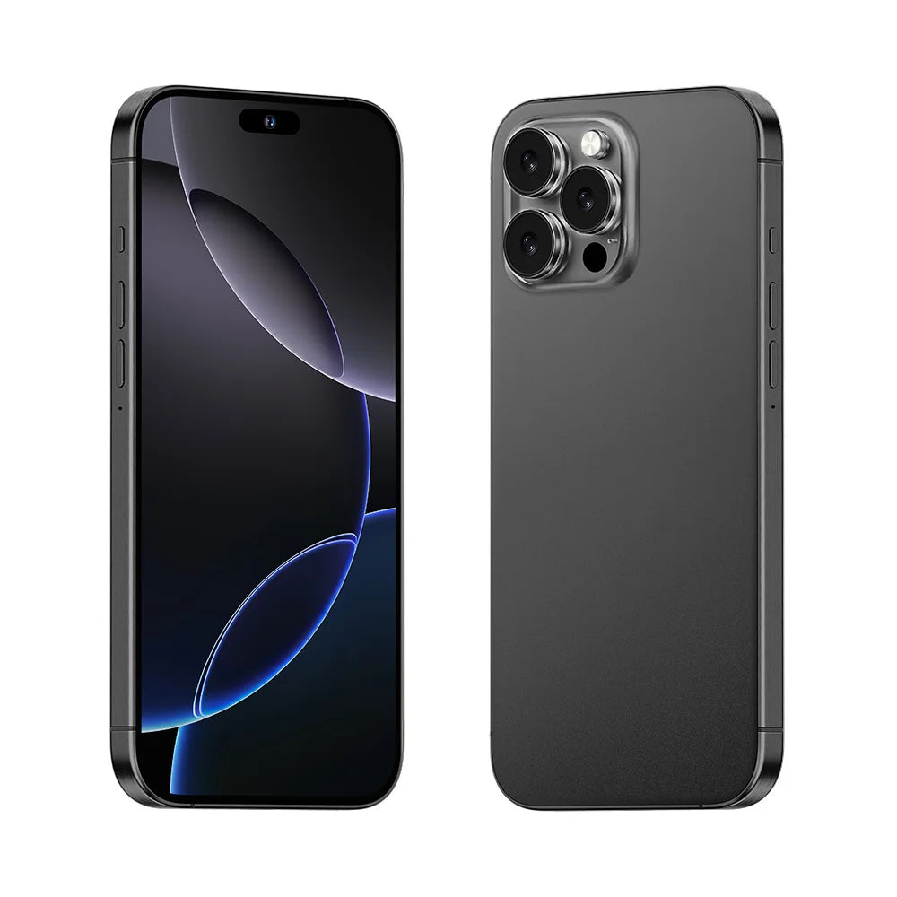 2025 New Low Price I16 Pro Max Mobile Phones 5g Dual Sim Global Version Smartphone 10 Core 16gb+1tb Large Screen Cell Phones