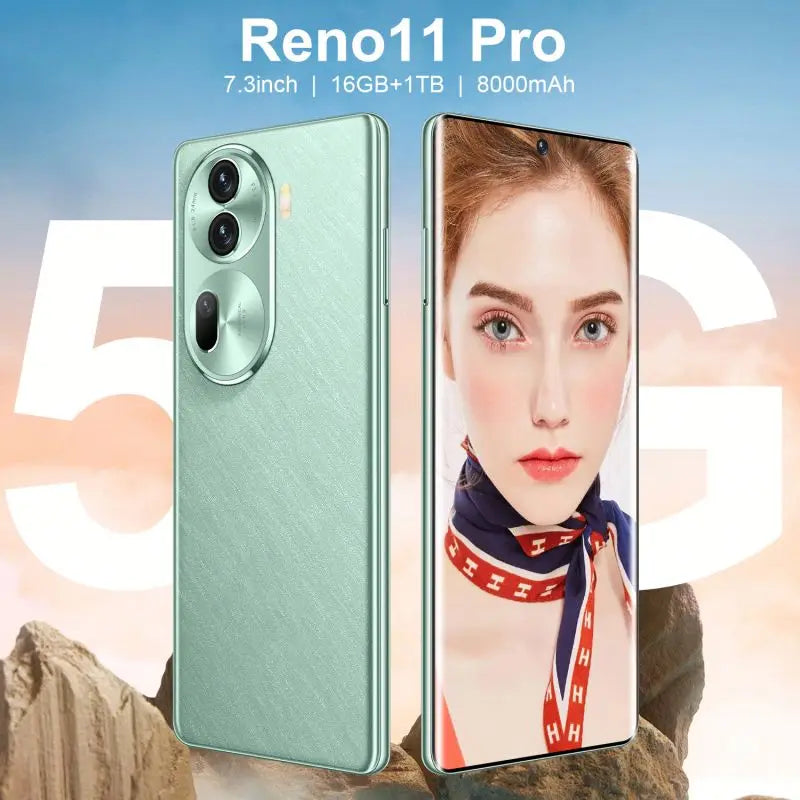 Low Price 5G Smartphone Reno11 Pro Facial Recognition HD 120Hz Screen Snapdragon 800 Series 65W Quick Charge Android 14