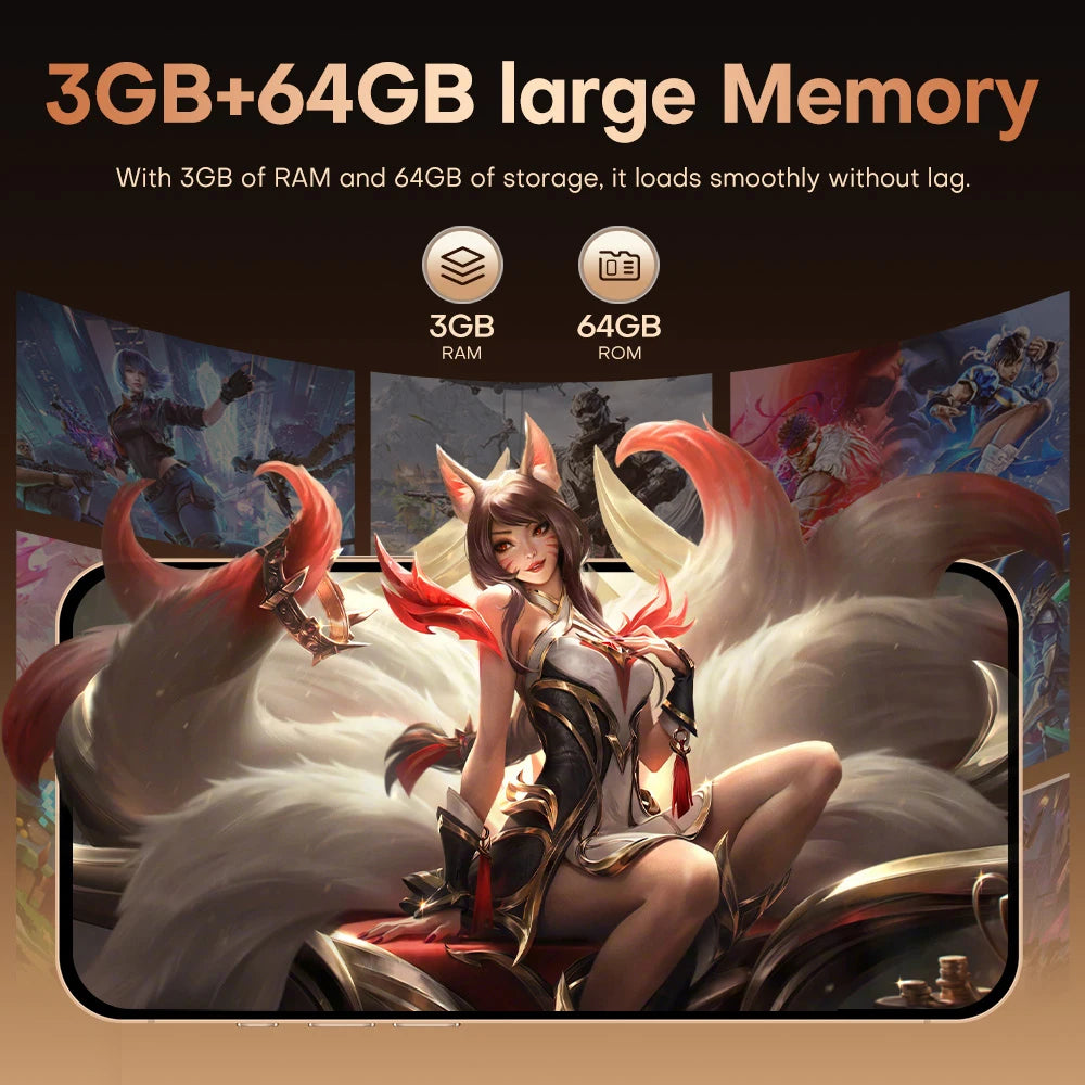 High Quality Original I17 17 Pro Max 5G Smartphone 7.3 Inch Display 16G+1TB Storage Mobile Phones 5g Smartphone