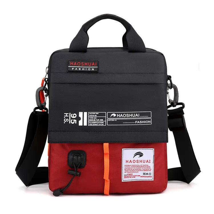 New Brand Men's Shoulder Bag High Quality Boys Crossbody Bag light Man Messenger Bag Nylon Male Business Handbags Can load A4