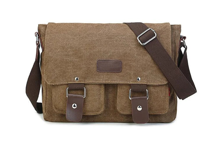 Men Vintage Canvas Bag Men Casual Crossbody Bag For Men Messenger Bag Man Travel Shoulder Bags Bolsa Masculina