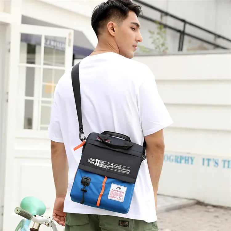 New Brand Men's Shoulder Bag High Quality Boys Crossbody Bag light Man Messenger Bag Nylon Male Business Handbags Can load A4