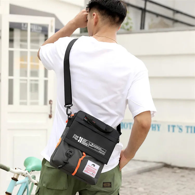 New Brand Men's Shoulder Bag High Quality Boys Crossbody Bag light Man Messenger Bag Nylon Male Business Handbags Can load A4