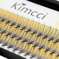 Kimcci Fashion 60pcs Professional Makeup Individual Cluster Eye Lashes Grafting Fake False Eyelashes Extension Faux Mink