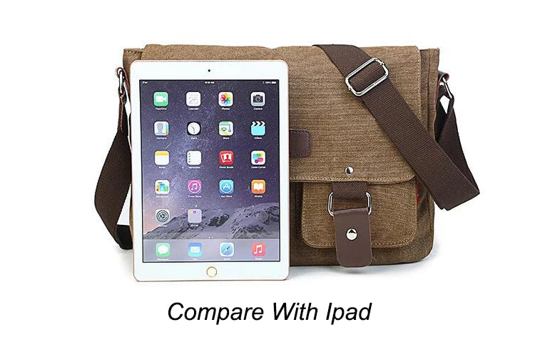 Men Vintage Canvas Bag Men Casual Crossbody Bag For Men Messenger Bag Man Travel Shoulder Bags Bolsa Masculina