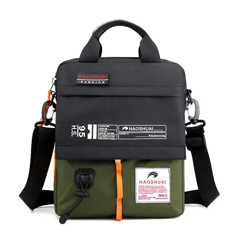 New Brand Men's Shoulder Bag High Quality Boys Crossbody Bag light Man Messenger Bag Nylon Male Business Handbags Can load A4