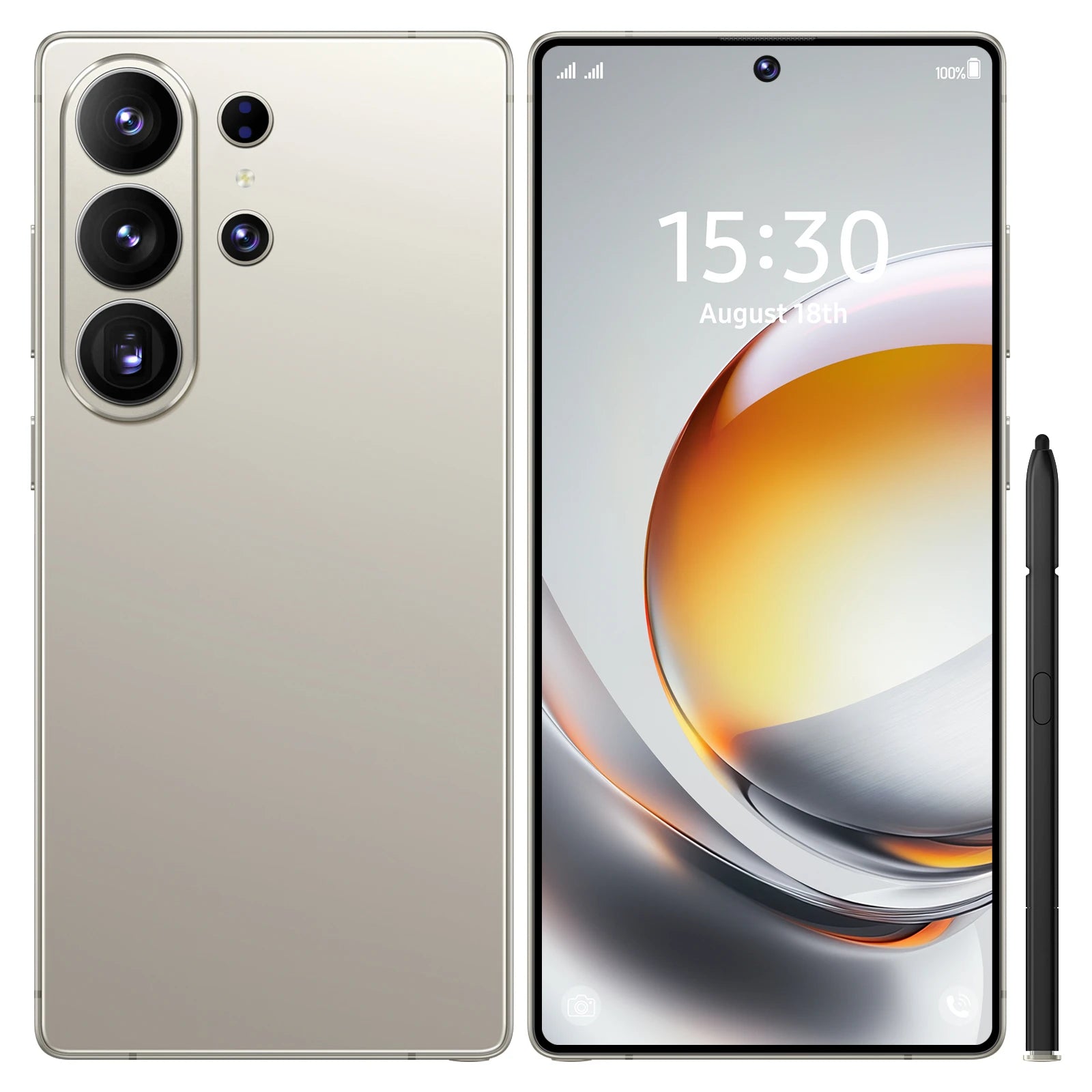 2026 New Global Version 5g Smartphone S26 Ultra 22G+2TB Android15 Gaming Phone HD Screen LTE Dual-SIM Built-in Pen Mobile Phones