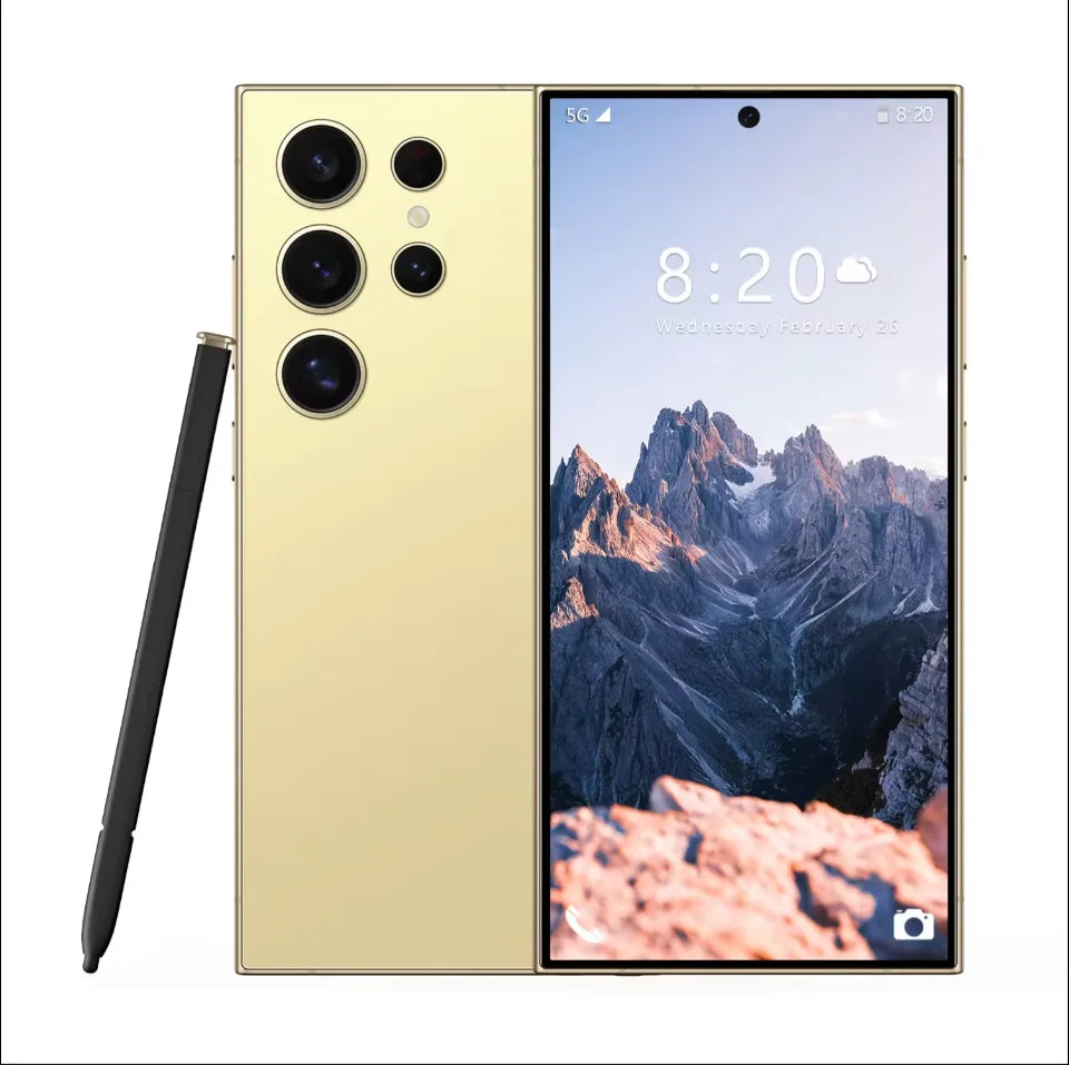 Hot Selling Unlocked 7.3-inch For Gal Axy S24 Ultra 4g Smartphone 1TB Android Phone With 108mp Rear Camera Cdma And Lte Cellula