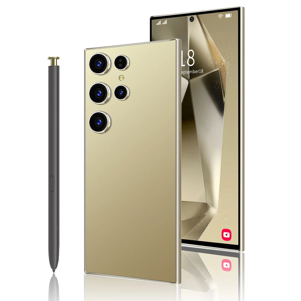 New S25 Ultra Android 15 5G Smartphone 16GB+1TB Dual SIM Octa Core CPU HD Screen Resolution 65W English Mobile Phones