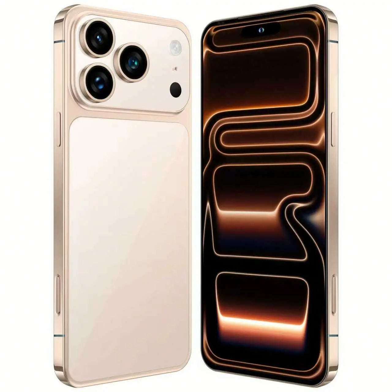 High-End I17 Pro Max Smartphone 5G Android Mobile 16GB+1TB 8000mAh Power 120Hz 7.3inch Big Screen Gray Cheap Phone