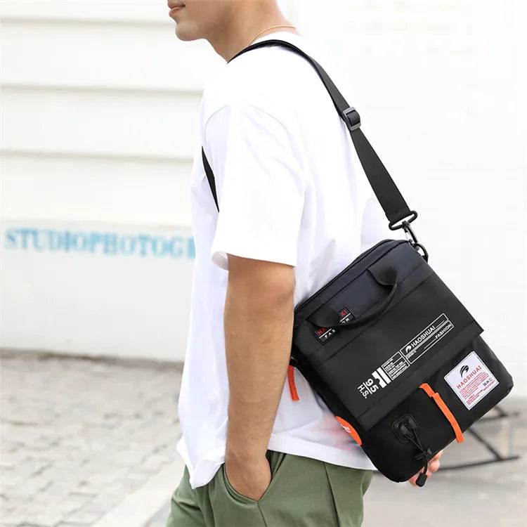 New Brand Men's Shoulder Bag High Quality Boys Crossbody Bag light Man Messenger Bag Nylon Male Business Handbags Can load A4
