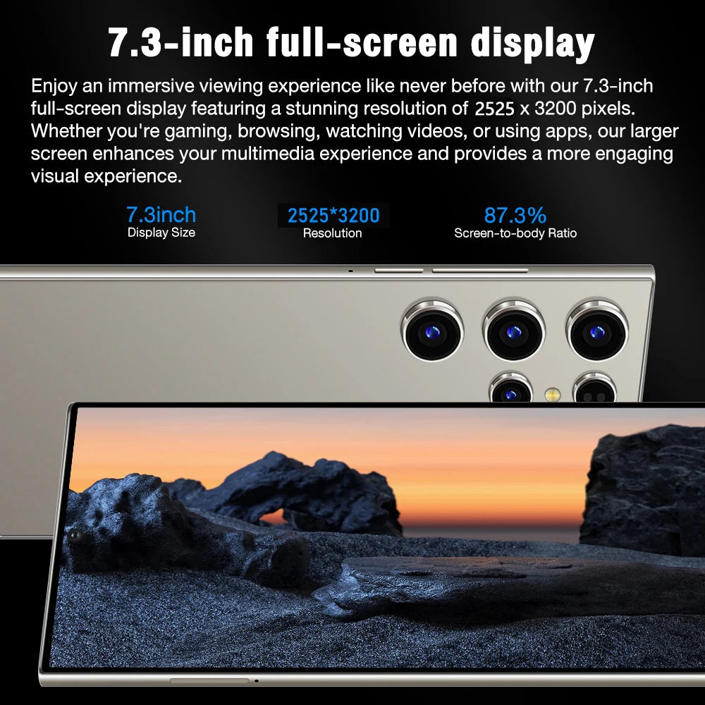 2025 New Arrival Sumsung S25 Ultra Phone Global Version Mobile Phone 16GB+1TB Android 13 Cellphones Unlocked Smartphone