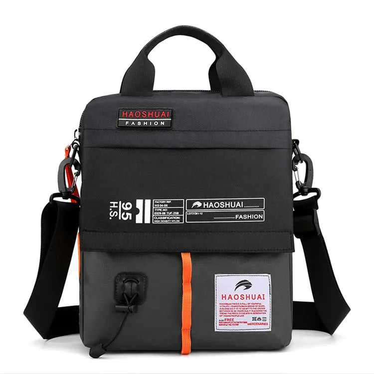 New Brand Men's Shoulder Bag High Quality Boys Crossbody Bag light Man Messenger Bag Nylon Male Business Handbags Can load A4