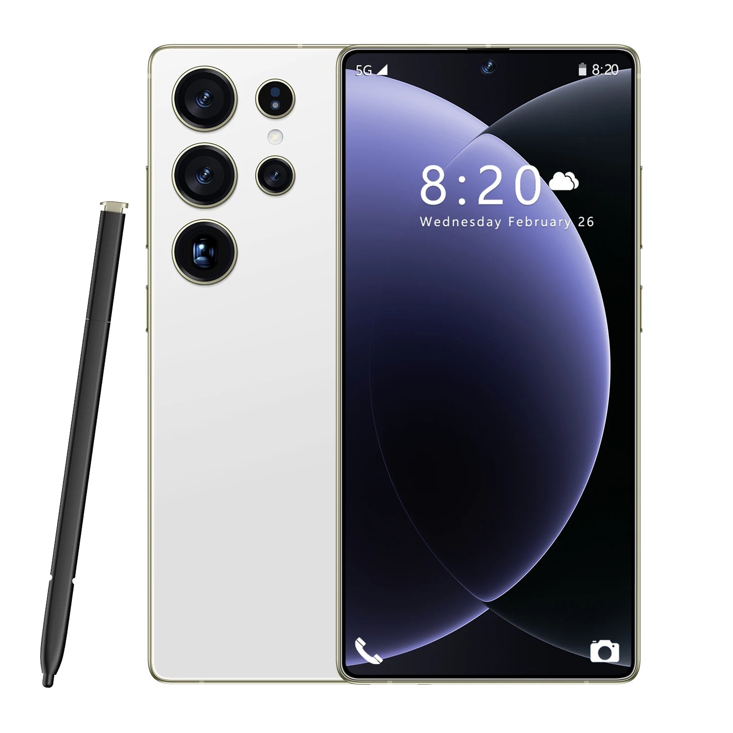 Hot Selling Android 14 S26 ultra Gaming Smartphone 16GB+1TB 7.3inch HD Screen 3G4G5G Compatible High Quality