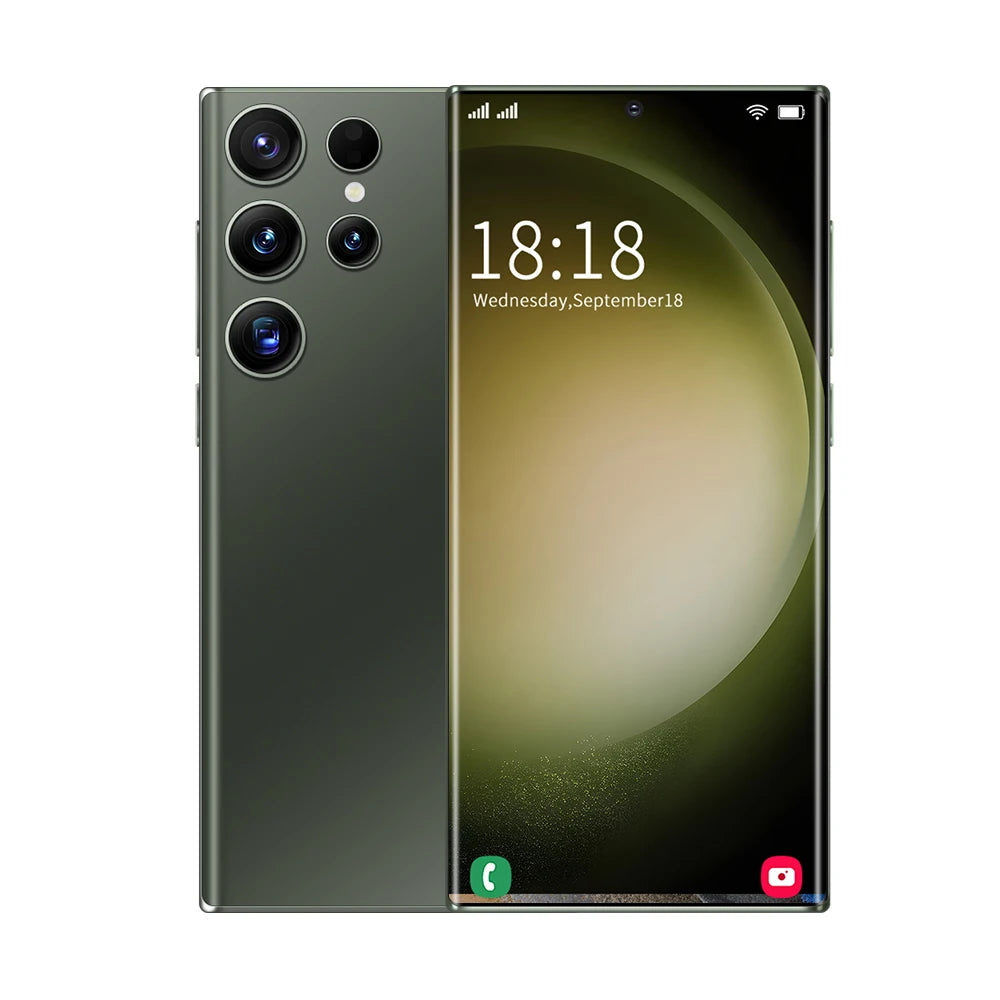 Hot Selling S23 ULTRA Original 7.3 Inch 12MP+200MP 16GB+1TB Mobile Android Smartphone 10 Core Full Screen Cell Phones