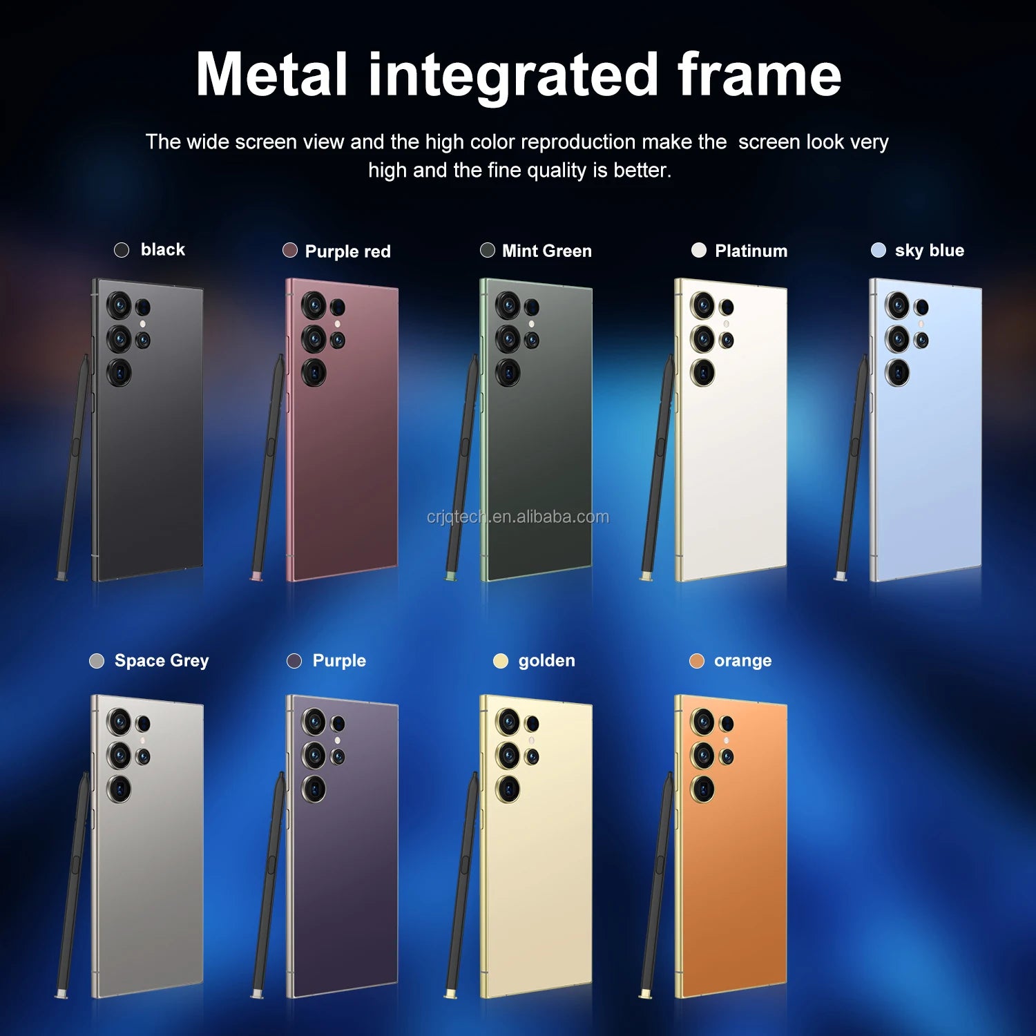 OEM S25 Ultra 5G LTE Smartphone 1TB Storage Dual SIM AMOLED 144Hz Display Android 14 Deca Core Processor