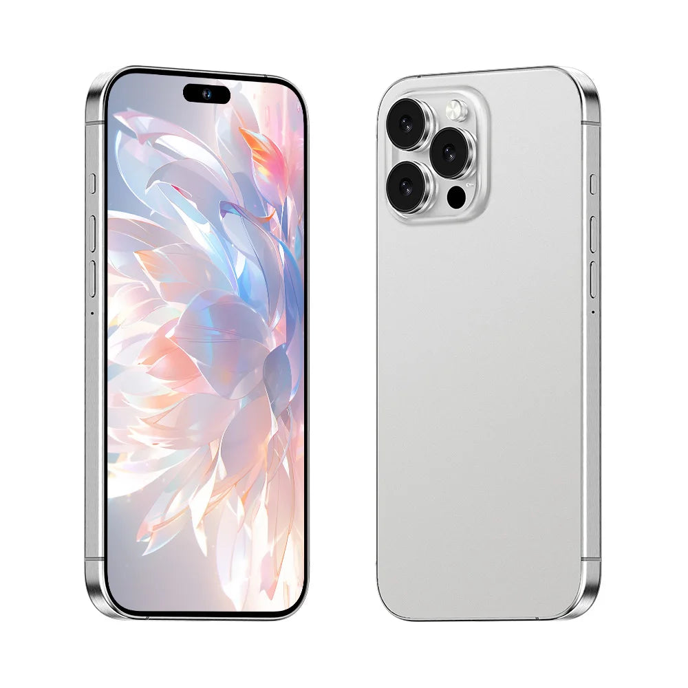 2025 New Low Price I16 Pro Max Mobile Phones 5g Dual Sim Global Version Smartphone 10 Core 16gb+1tb Large Screen Cell Phones