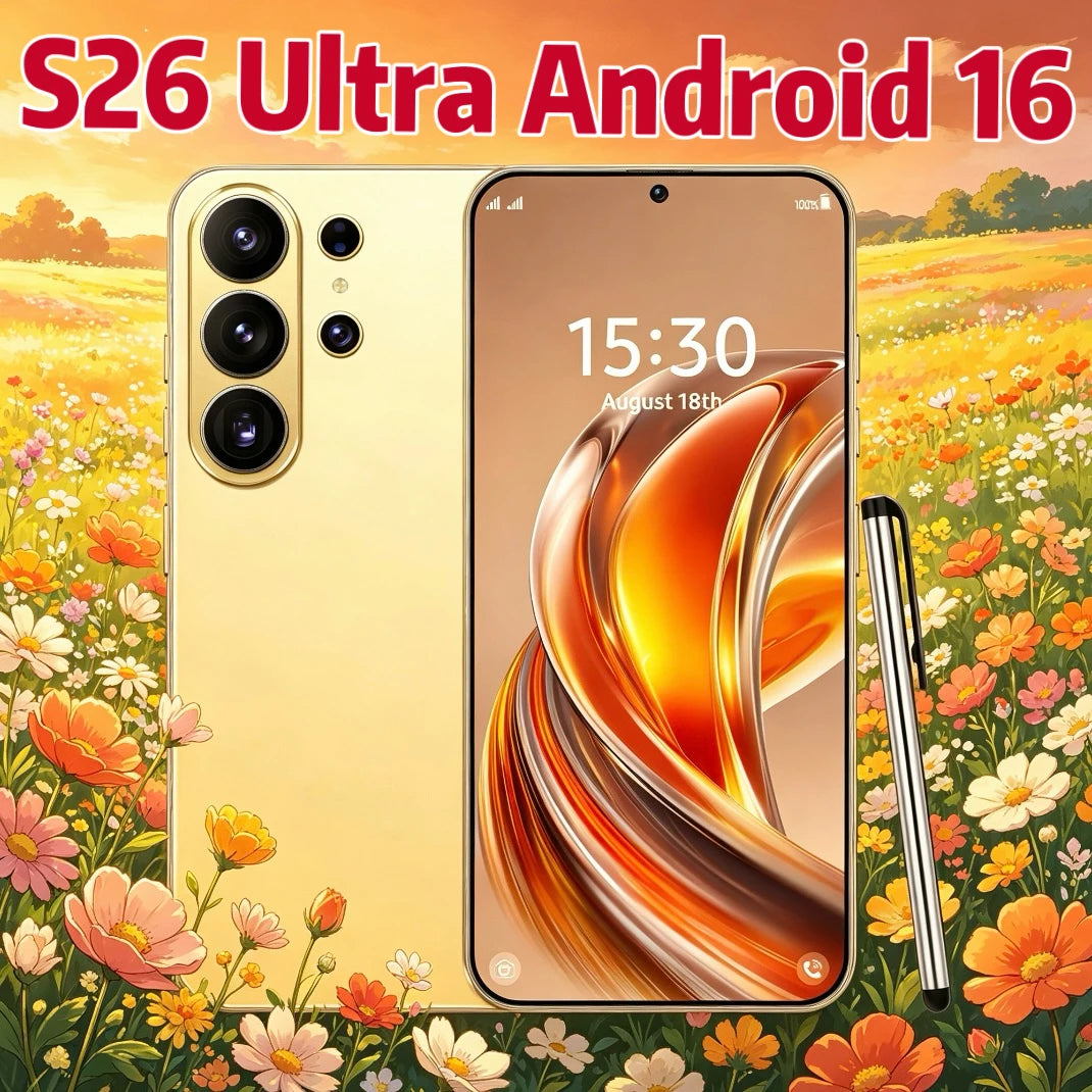 22GB+2TB S26 Ultra Android 16 7.3 inch 2026 NEW 5g Smartphones 5G Dual SIM S26 Ultra Unclocked S26 Ultra Cellphone Mobile Phone