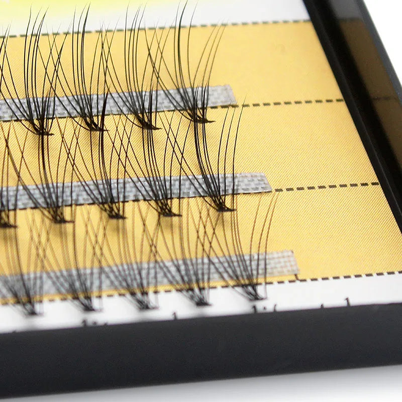 Kimcci Fashion 60pcs Professional Makeup Individual Cluster Eye Lashes Grafting Fake False Eyelashes Extension Faux Mink