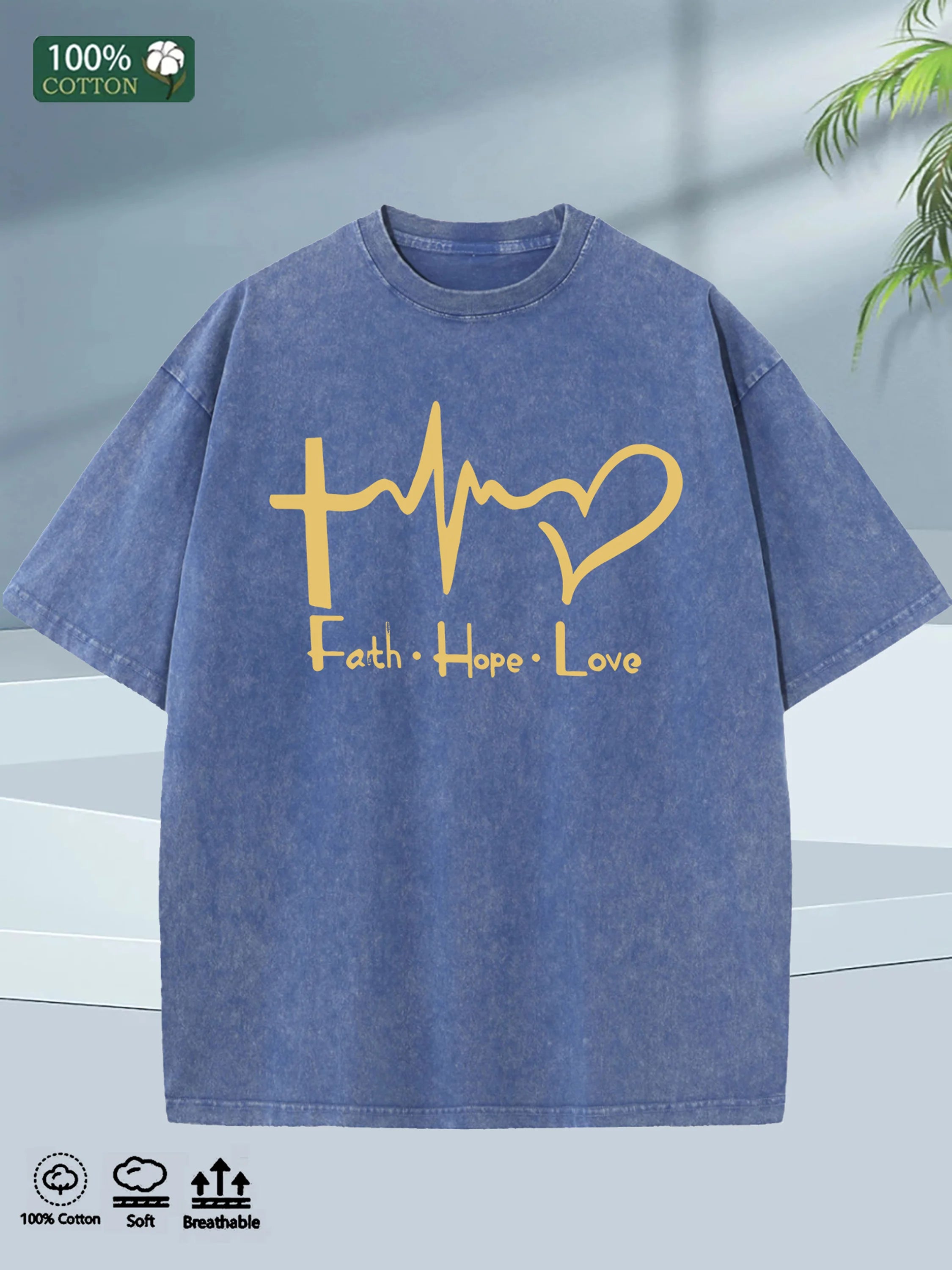 Premium 100% Cotton Men's Oversized Tee - 5 Colors - 2025 Summer Fashion - Soft Washed Fabric - Fast USA Delivery