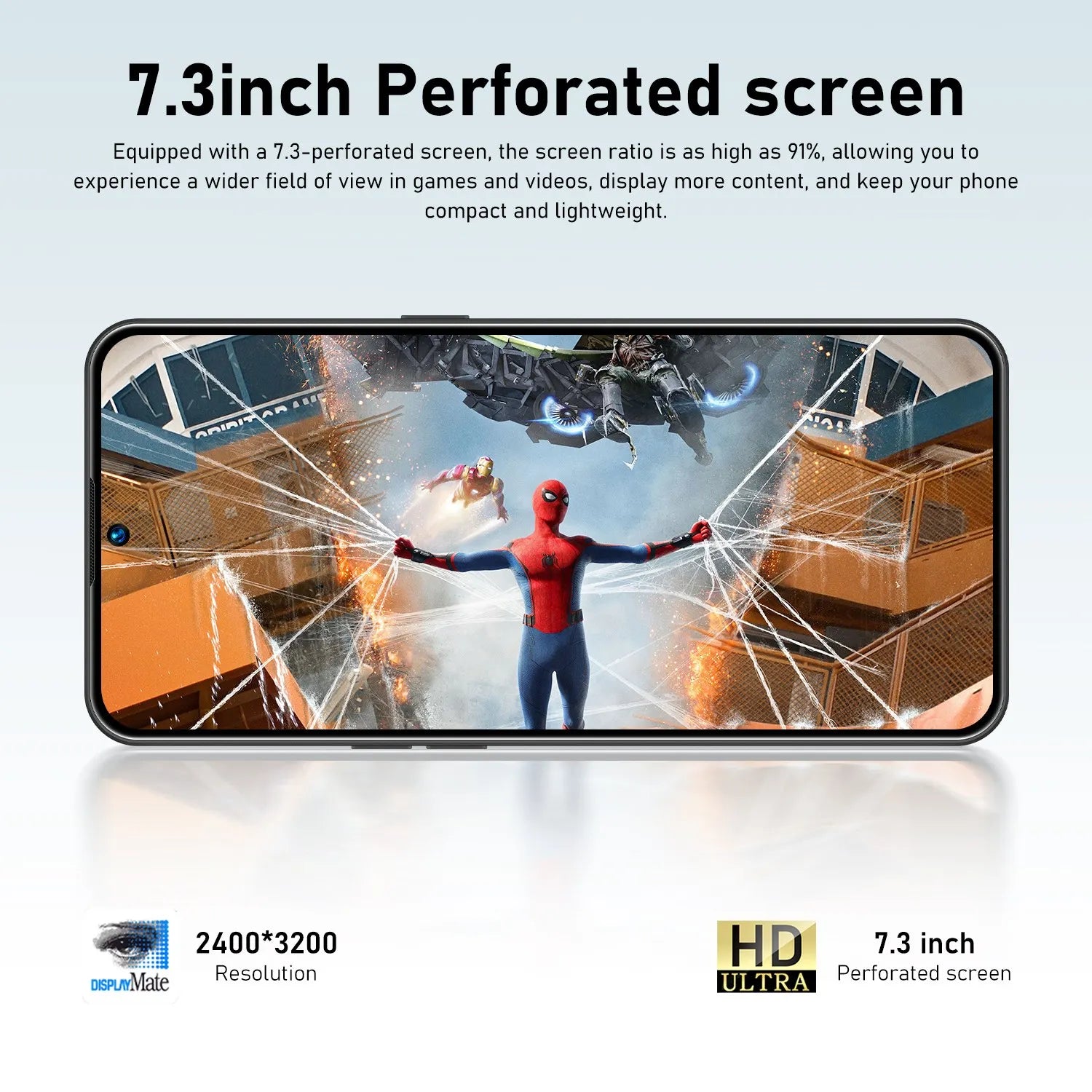 S26 Ultra 5G Smartphone 7.3-Inch Dual SIM 16GB+1TB 48MP+108MP Camera 7800mah Battery Global Version