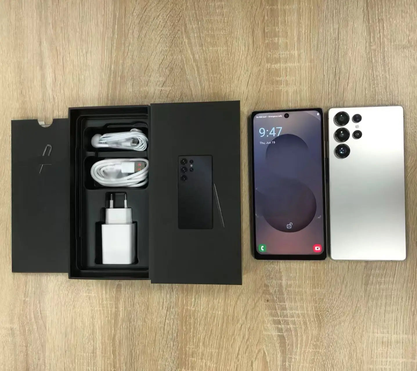 New S25 Ultra 22GB+2TB Smartphone 7.3 Inch 5G Deca Core 108MP Camera Android 15 Big Screen High Quality Mobile Phone