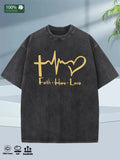Premium 100% Cotton Men's Oversized Tee - 5 Colors - 2025 Summer Fashion - Soft Washed Fabric - Fast USA Delivery