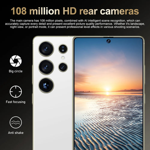 2025 New Global S26 Ultra 5G Smartphone 6.8 Inch HD 16GB+1TB Unlocked Dual Card Android 15.0 Global Version Mobilephone