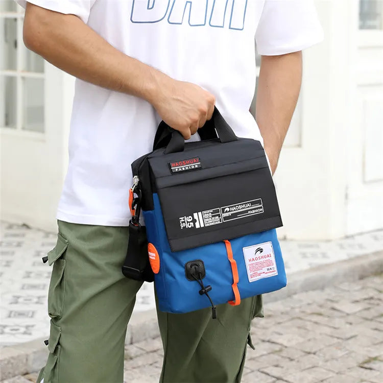 New Brand Men's Shoulder Bag High Quality Boys Crossbody Bag light Man Messenger Bag Nylon Male Business Handbags Can load A4