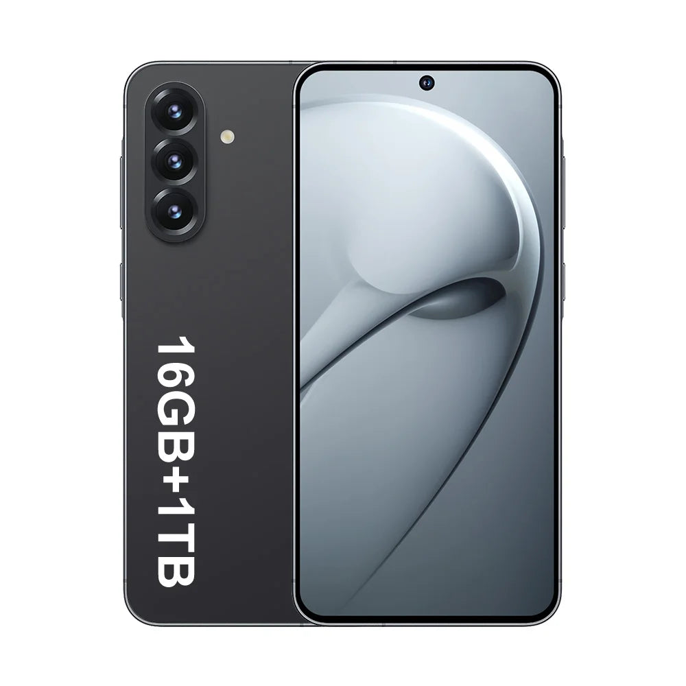 Global Version Unlock A56  5G Smartphone 7.3-inch Deca Core 1TB Storage 16G RAM CDMA LTE Cellular Dual SIM Card Mobile Phone