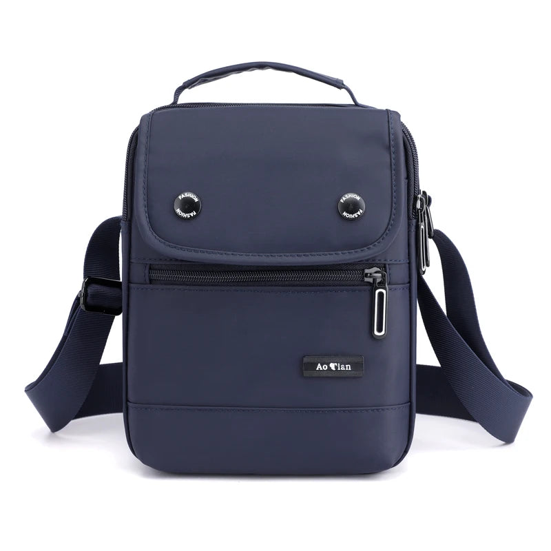 Man Shoulder Bags Oxford Messenger Handbags Fashion Mini Pouch Casual Solid Crossbody Bags For Male Shopper Tote