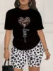 Trendy Summer Shorts Set for Women - Moisture-Wicking T-Shirt & Lightweight Shorts