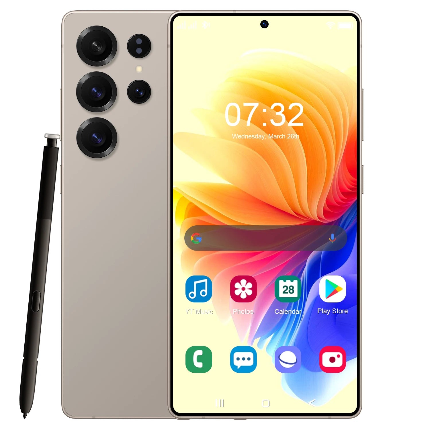 Original S25 Ultra 7.3-Inch Smartphone 16GB+1TB Unlocked Octa Core 5G Gaming with Android 14 MTK English