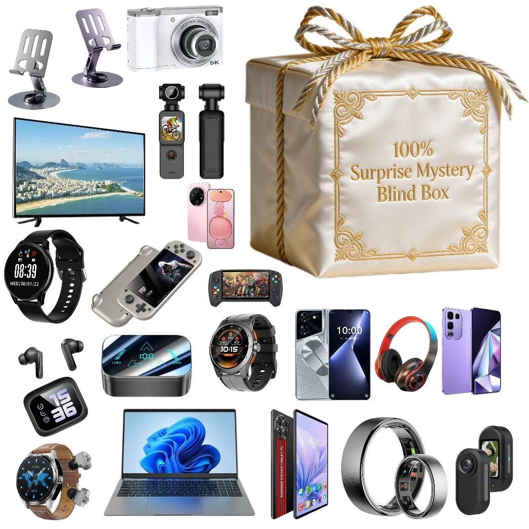 5G Smartphone Lucky Mystery Box 2026 Electronic Gadgets Surprise Smartwatch Gaming Headset-New Product Ideas for Game Players