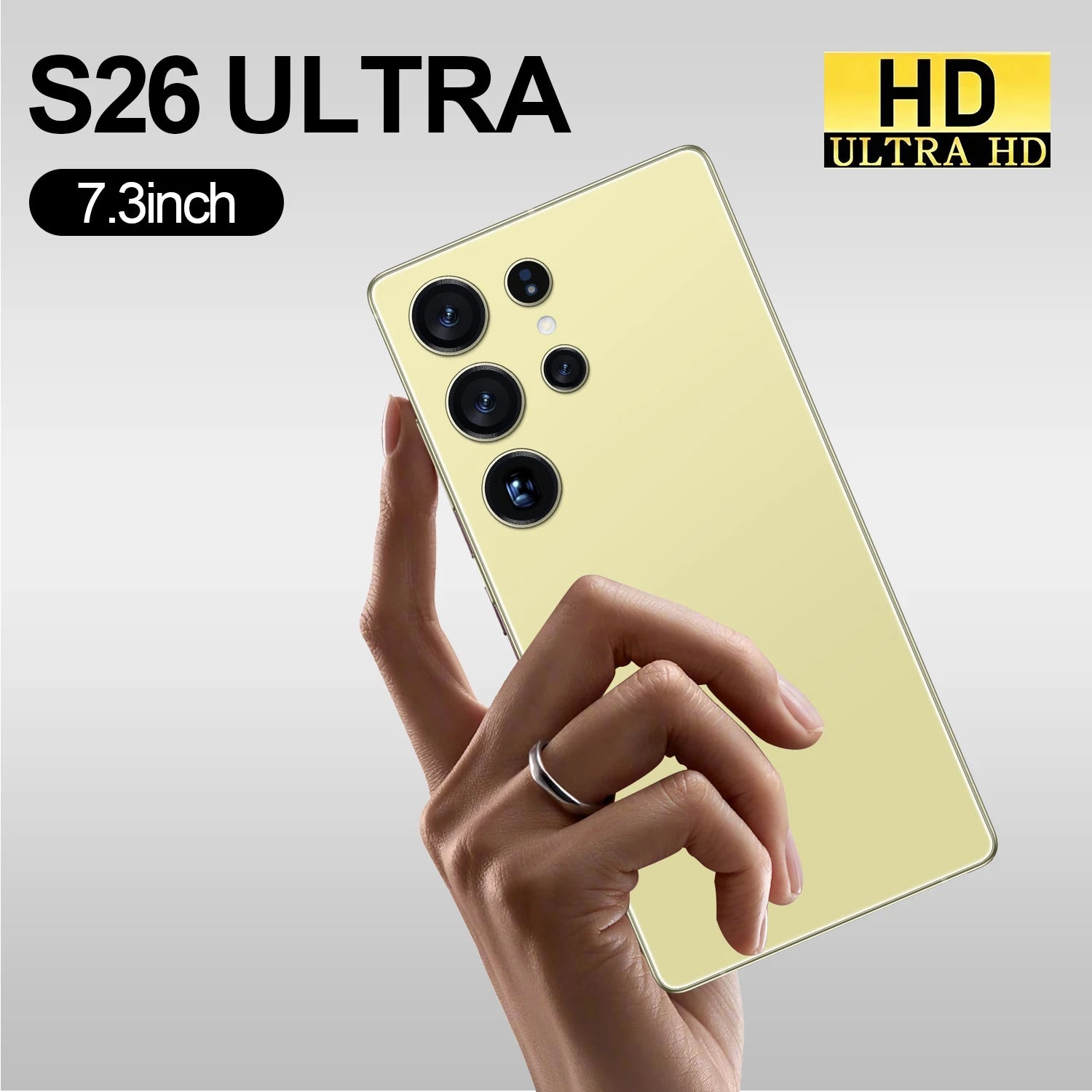 Hot Selling Android 14 S26 ultra Gaming Smartphone 16GB+1TB 7.3inch HD Screen 3G4G5G Compatible High Quality