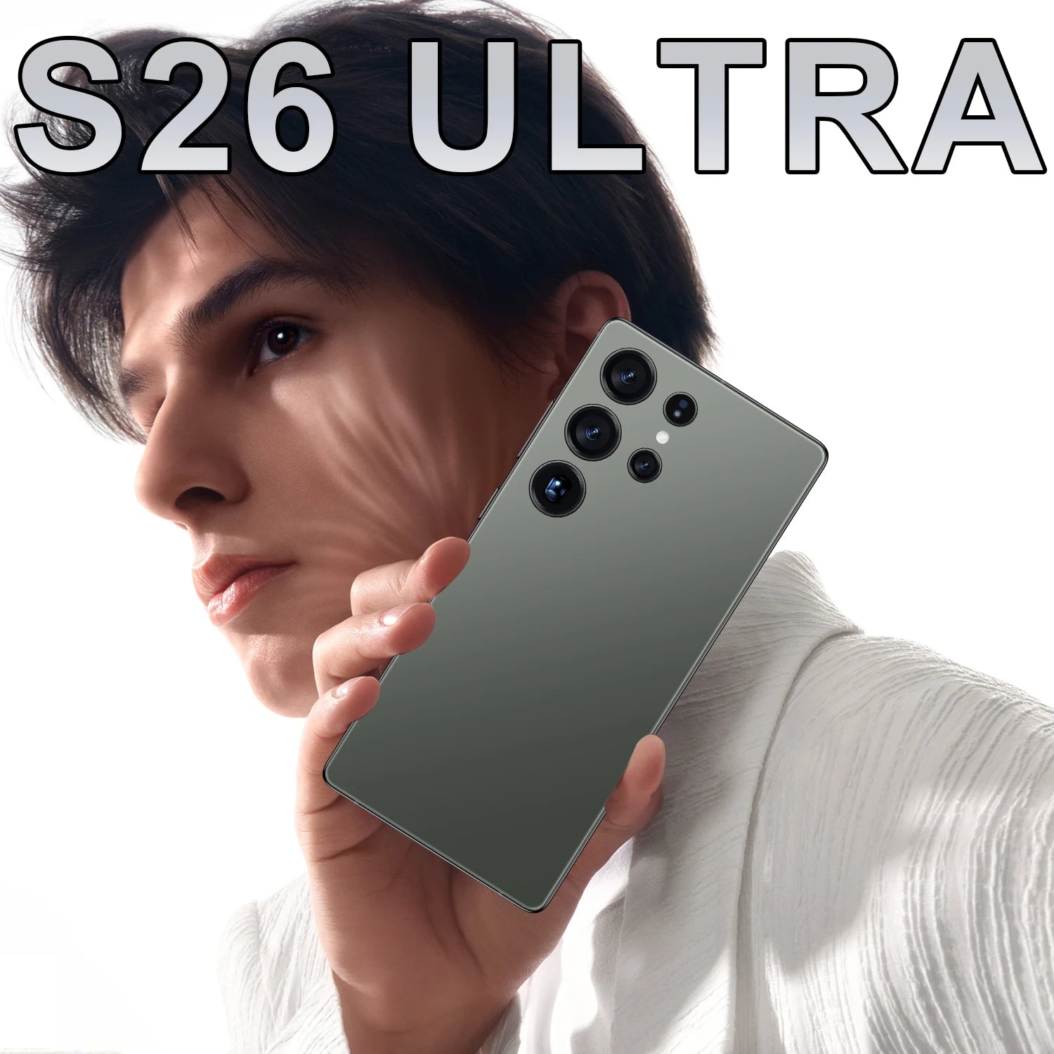 High Quality S26 Ultra 10-Core 5G Smartphone 16GB+1TB 7.3 Inch HD OLED 120Hz Screen Android 14 108MP Rear Camera Spanish 100W