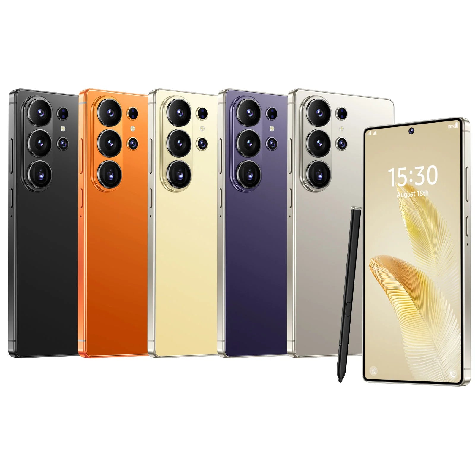 Original Unlocked S26 Ultra Smartphone 6.9 Inch Full HD Screen 8GB+256GB Android 14 108MP Rear Camera Face ID LTE Spanish