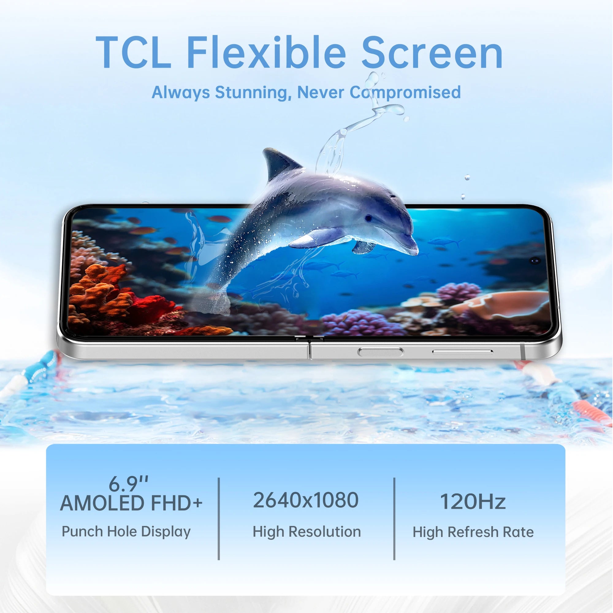 Vertical Foldable Phone X6 Android 15 Smartphone Eurasian Version Buy One Get One for Free Electronic Mystery Box