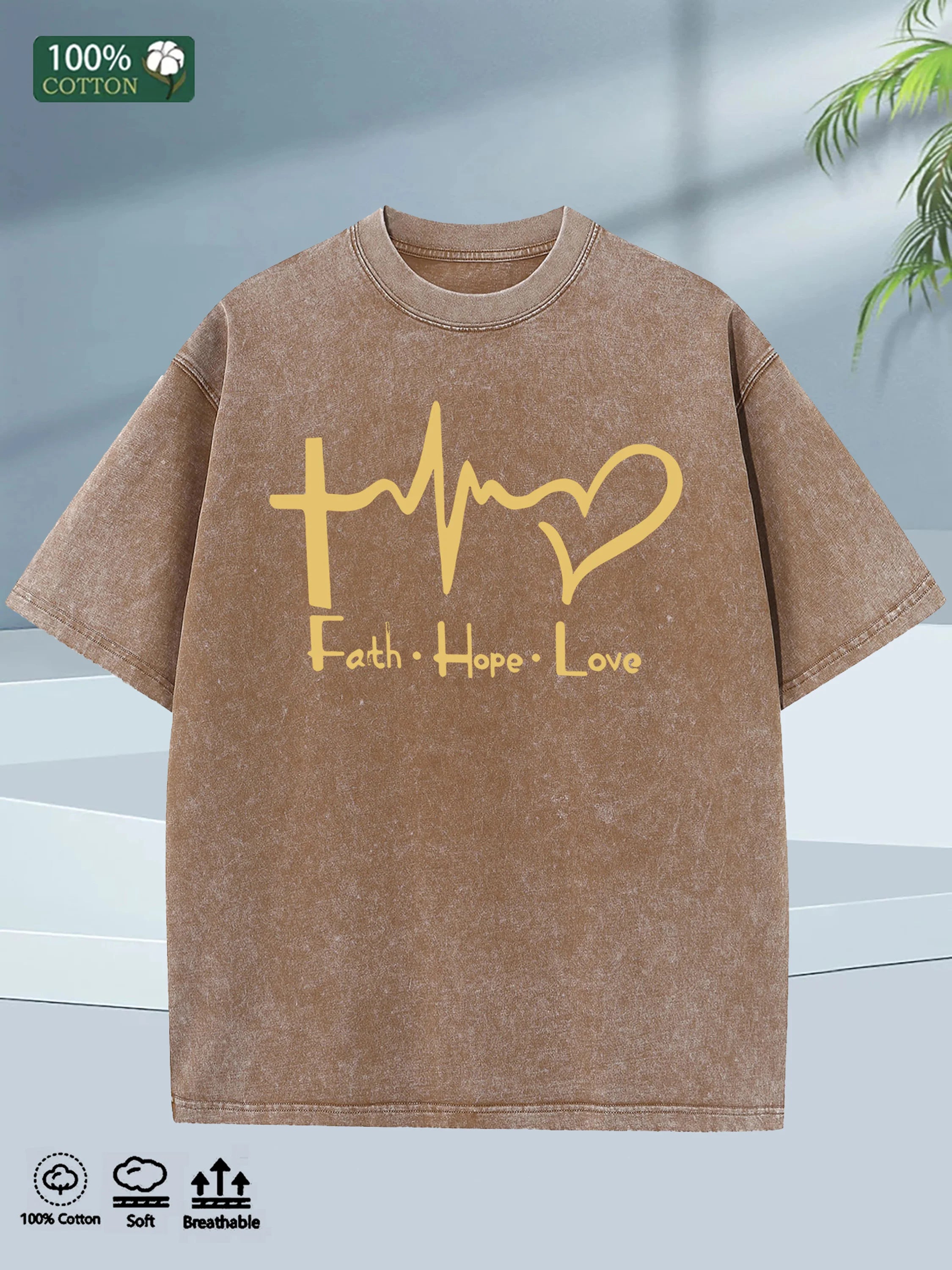 Premium 100% Cotton Men's Oversized Tee - 5 Colors - 2025 Summer Fashion - Soft Washed Fabric - Fast USA Delivery