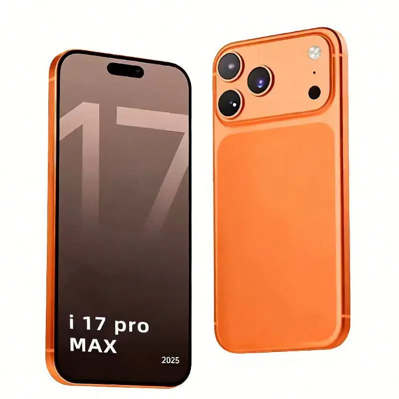 High-End I17 Pro Max Smartphone 5G Android Mobile 16GB+1TB 8000mAh Power 120Hz 7.3inch Big Screen Gray Cheap Phone