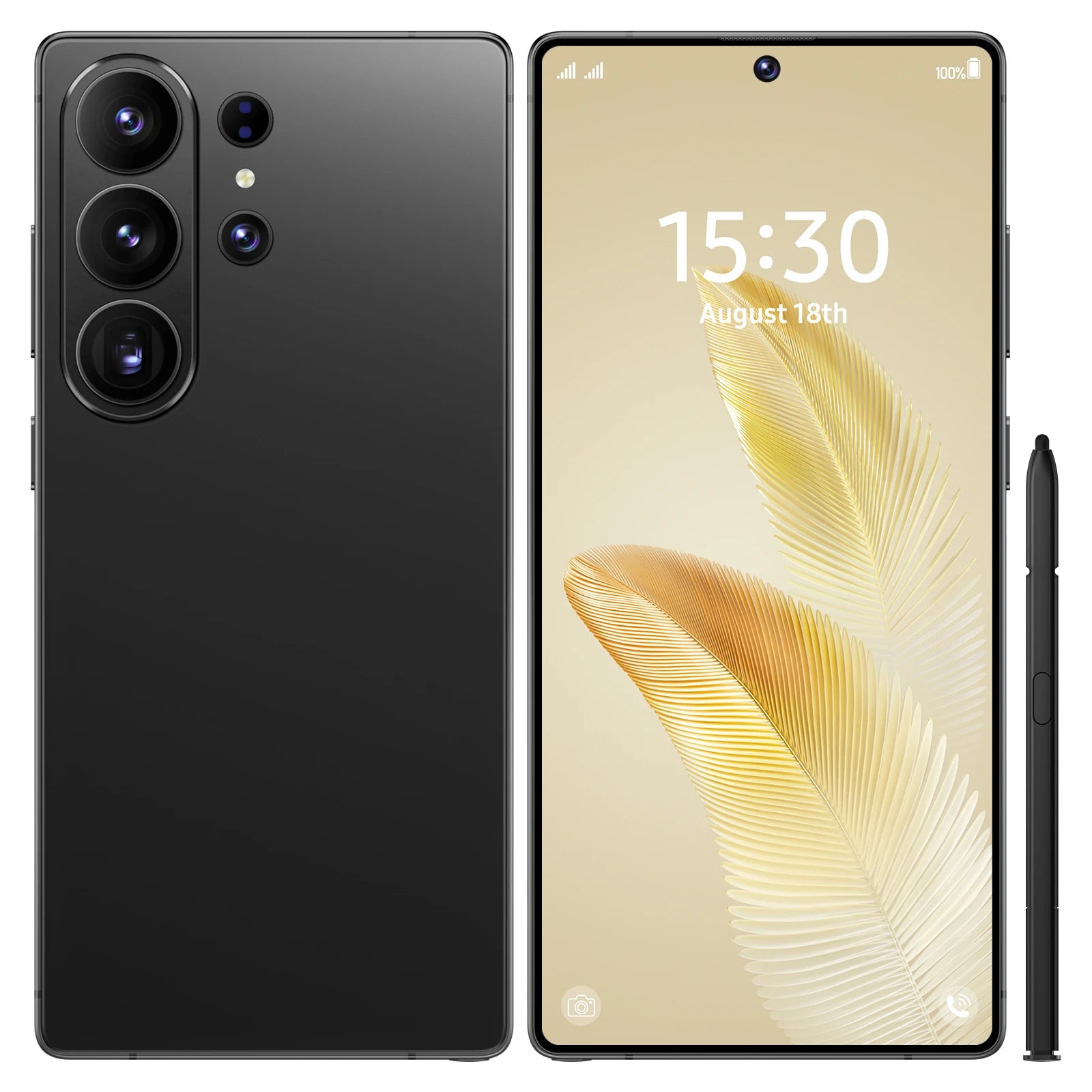 2026 New Global Version 5g Smartphone S26 Ultra 22G+2TB Android15 Gaming Phone HD Screen LTE Dual-SIM Built-in Pen Mobile Phones