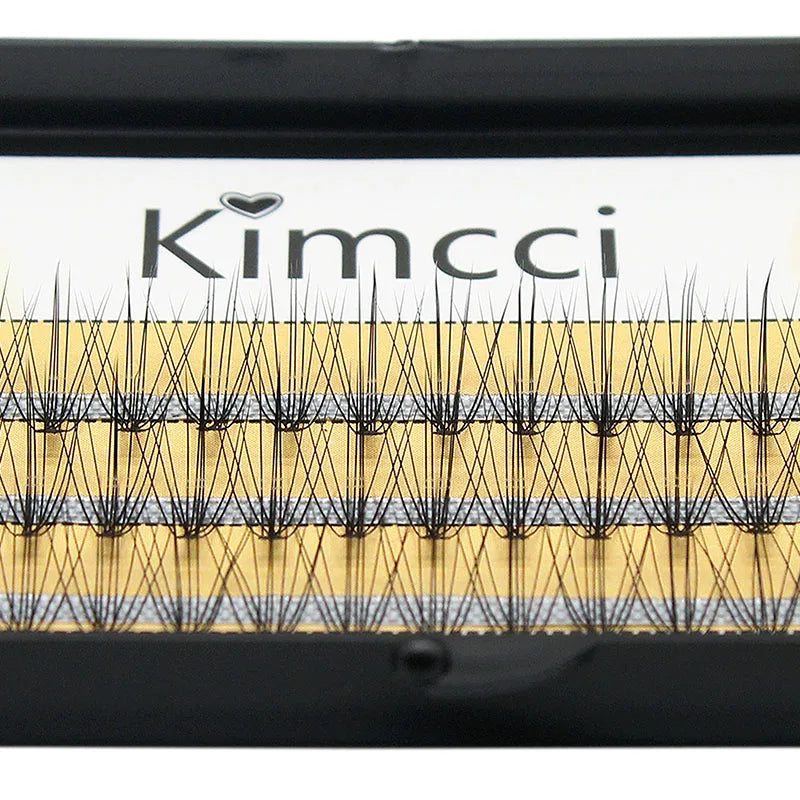 Kimcci Fashion 60pcs Professional Makeup Individual Cluster Eye Lashes Grafting Fake False Eyelashes Extension Faux Mink