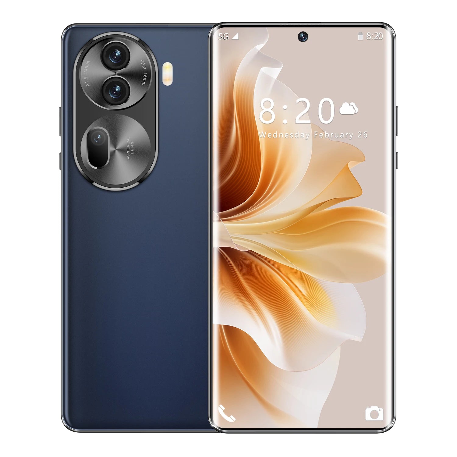 Low Price 5G Smartphone Reno11 Pro Facial Recognition HD 120Hz Screen Snapdragon 800 Series 65W Quick Charge Android 14