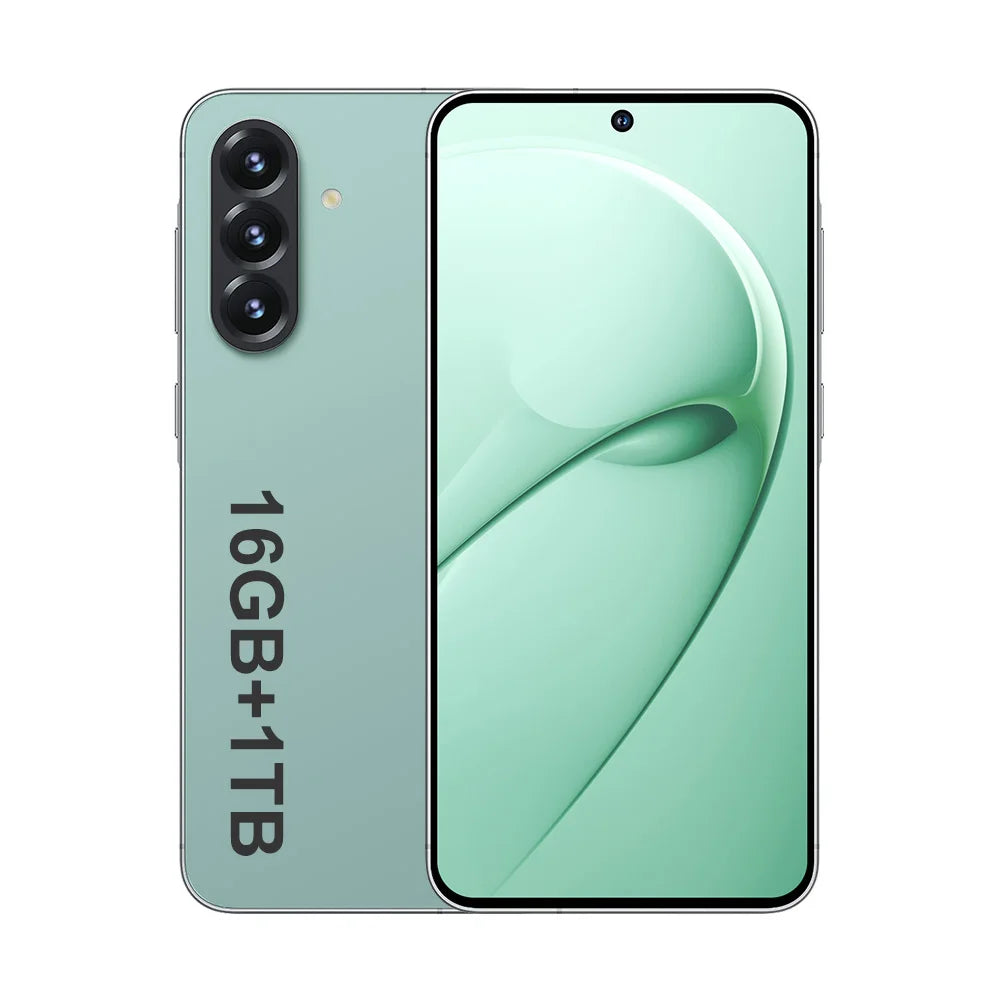 Global Version Unlock A56  5G Smartphone 7.3-inch Deca Core 1TB Storage 16G RAM CDMA LTE Cellular Dual SIM Card Mobile Phone