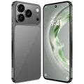 Gray I17 Pro Max Smartphone 16GB+1TB 8000mAh Large Battery 120Hz Refresh Rate 7.3inch Display Best Camera Phone 5g