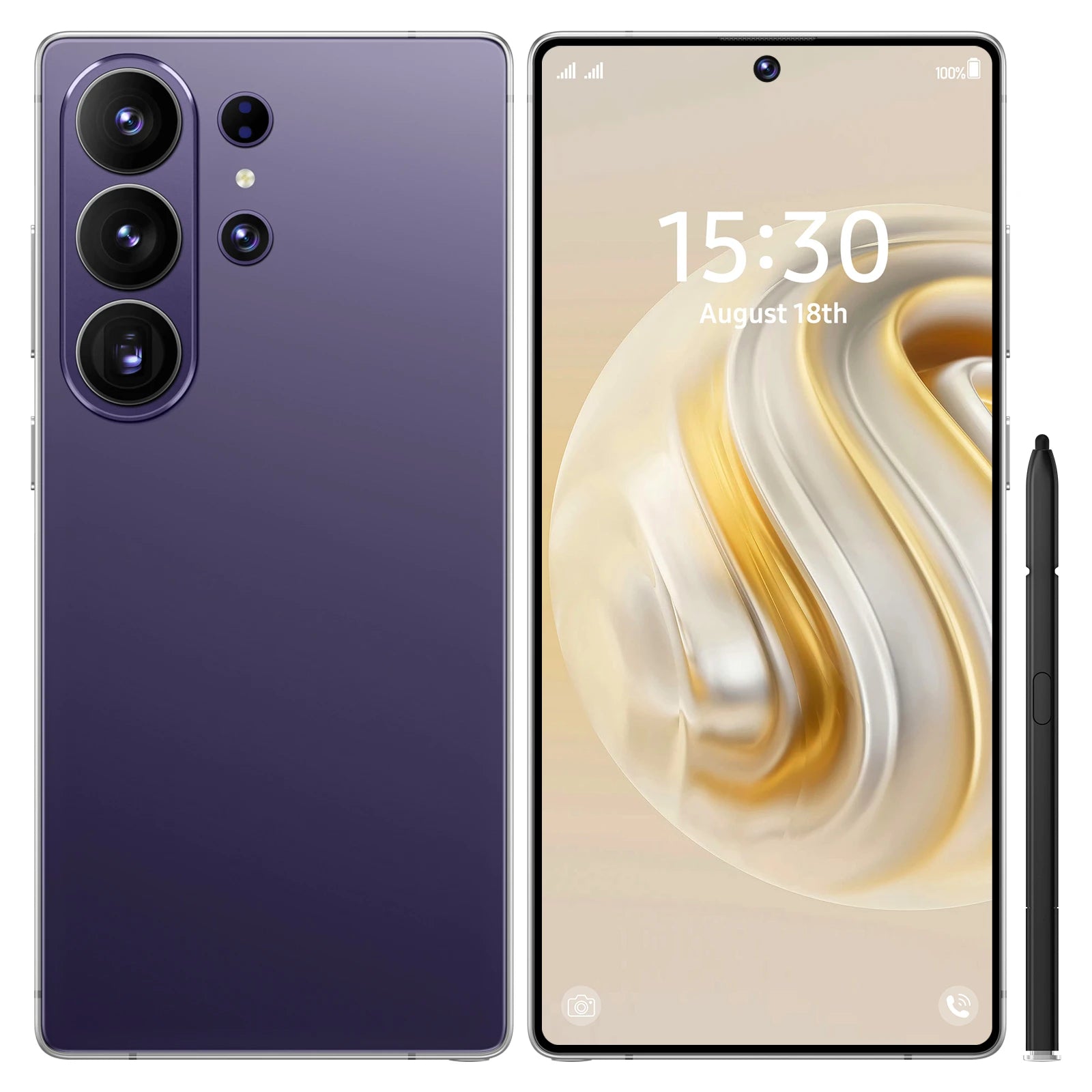 2026 New Global Version 5g Smartphone S26 Ultra 22G+2TB Android15 Gaming Phone HD Screen LTE Dual-SIM Built-in Pen Mobile Phones