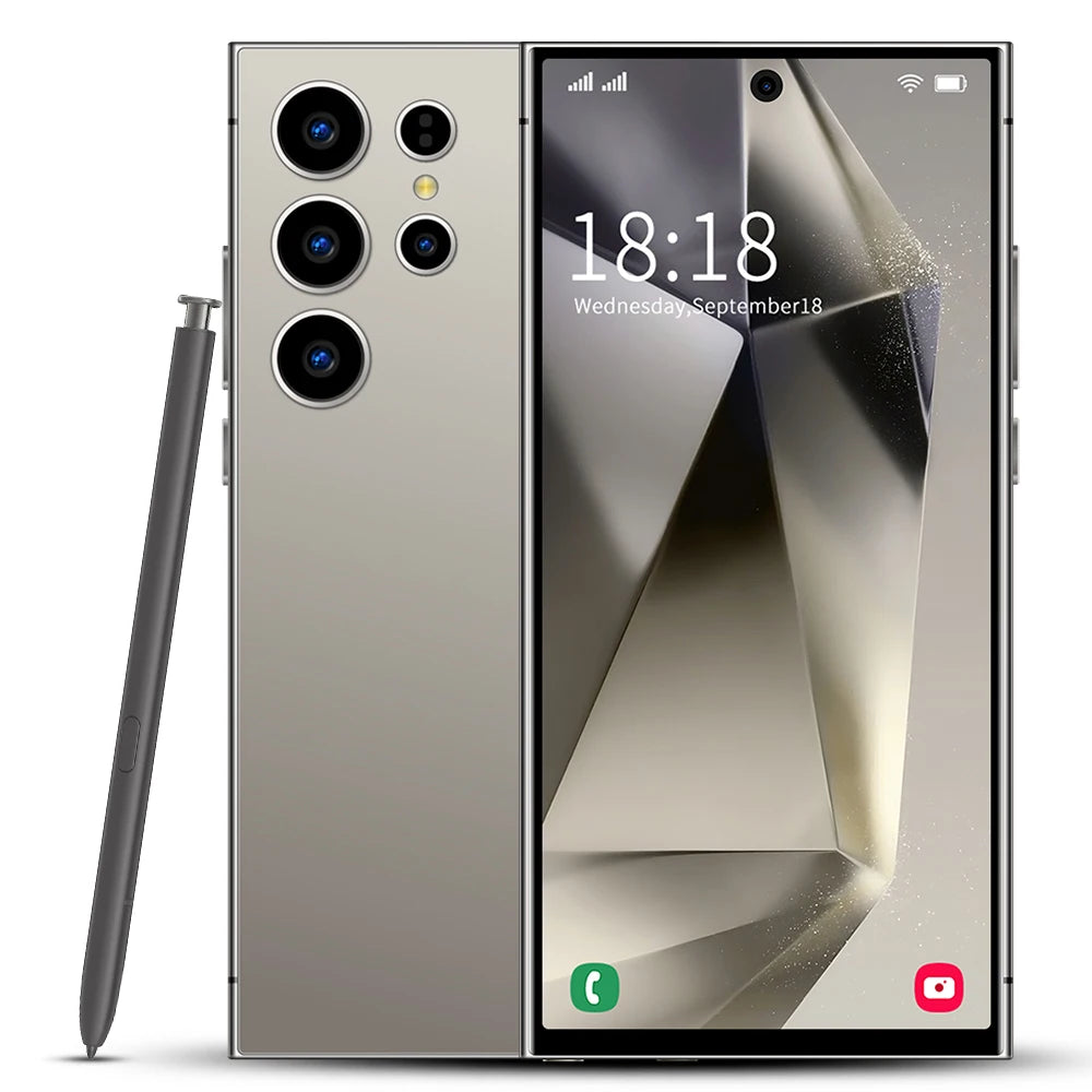 New S25 Ultra Android 15 5G Smartphone 16GB+1TB Dual SIM Octa Core CPU HD Screen Resolution 65W English Mobile Phones