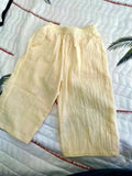 Baby Boy Girl Pant Cotton and Linen Cropped Trousers Child Trousers Long Kid Summer Pant Baby Infant Clothes