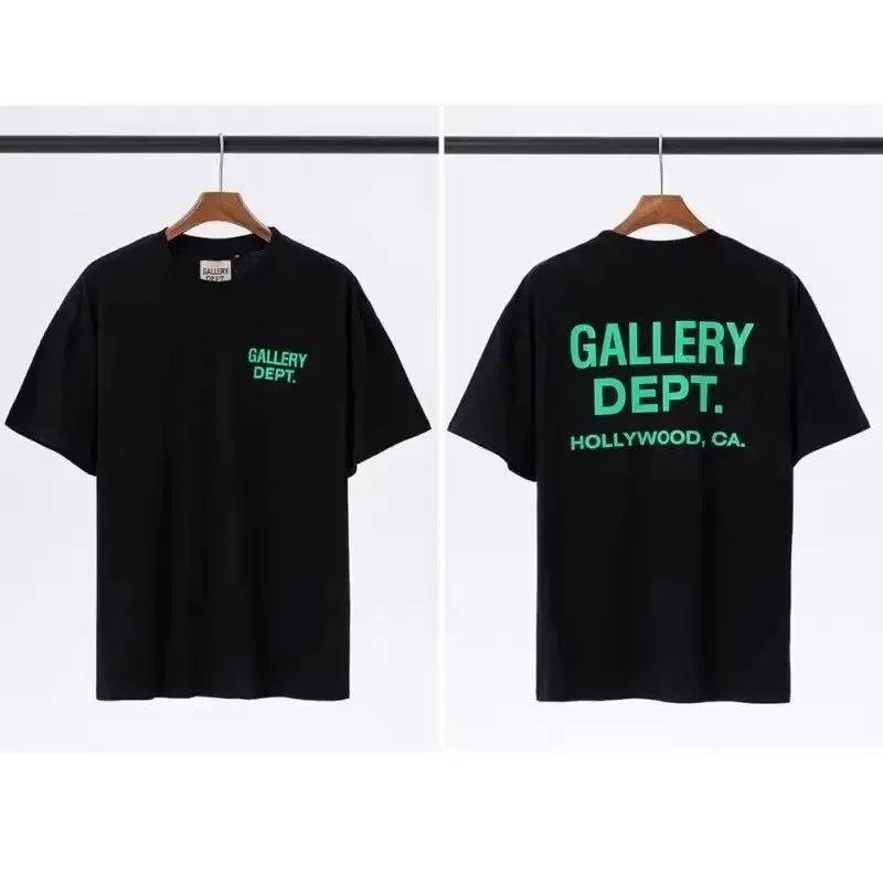 2026 New Hot Fashion Cotton High Quality T-shirt Men's Hip Hop Letter Printed T-shirt Summer Plus Size Top Shirt Street Clothing